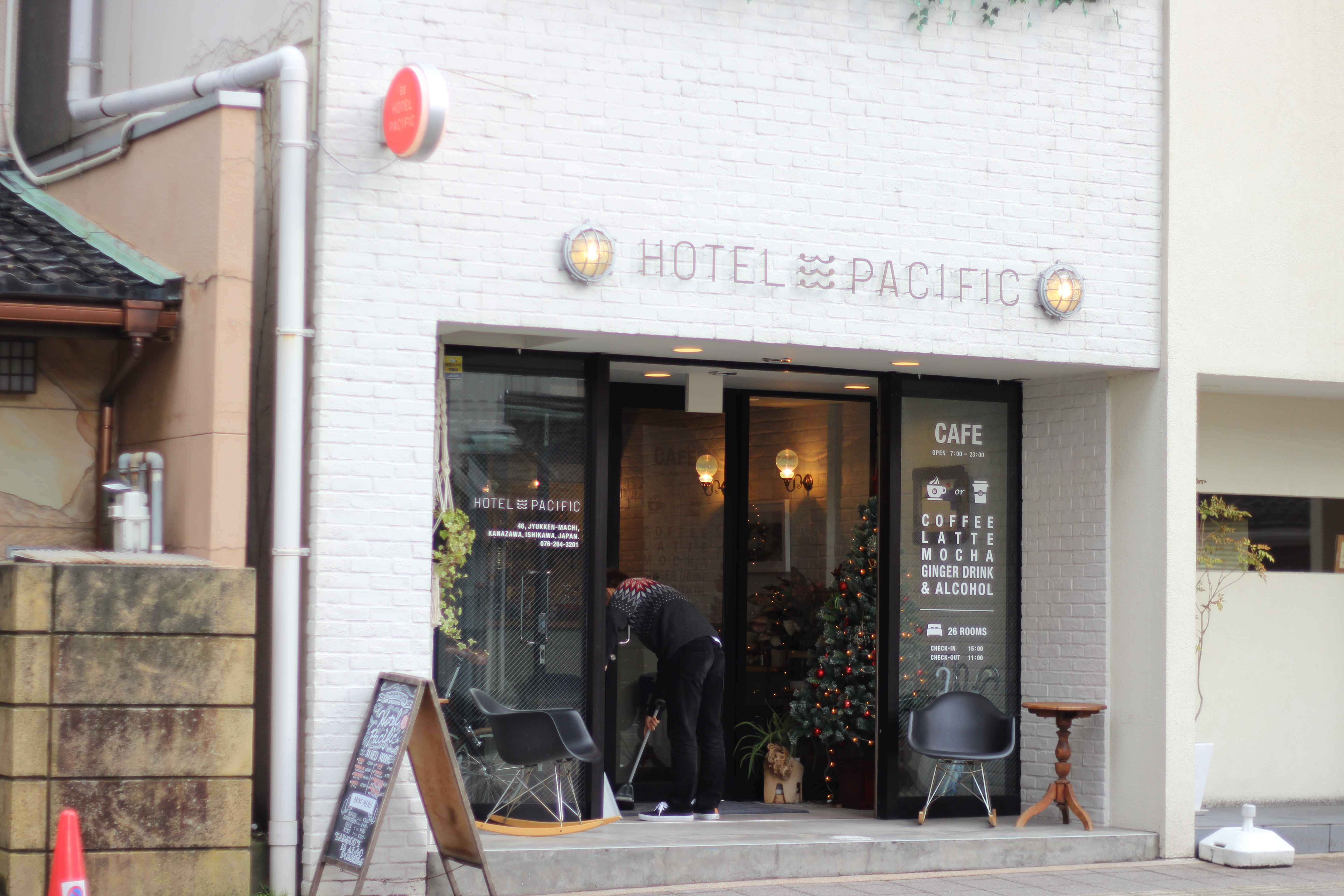金沢市で安くておしゃれホテル Hotel Pacificホテルパシフィック